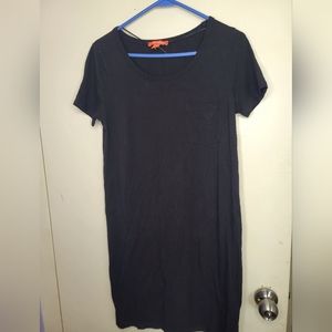 Joe fresh black t-shirt dress size small